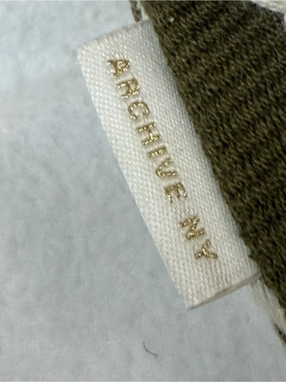 Archive NY Antigua 12x20 Inch Green & Cream Striped With Tassels Lumbar Pillow